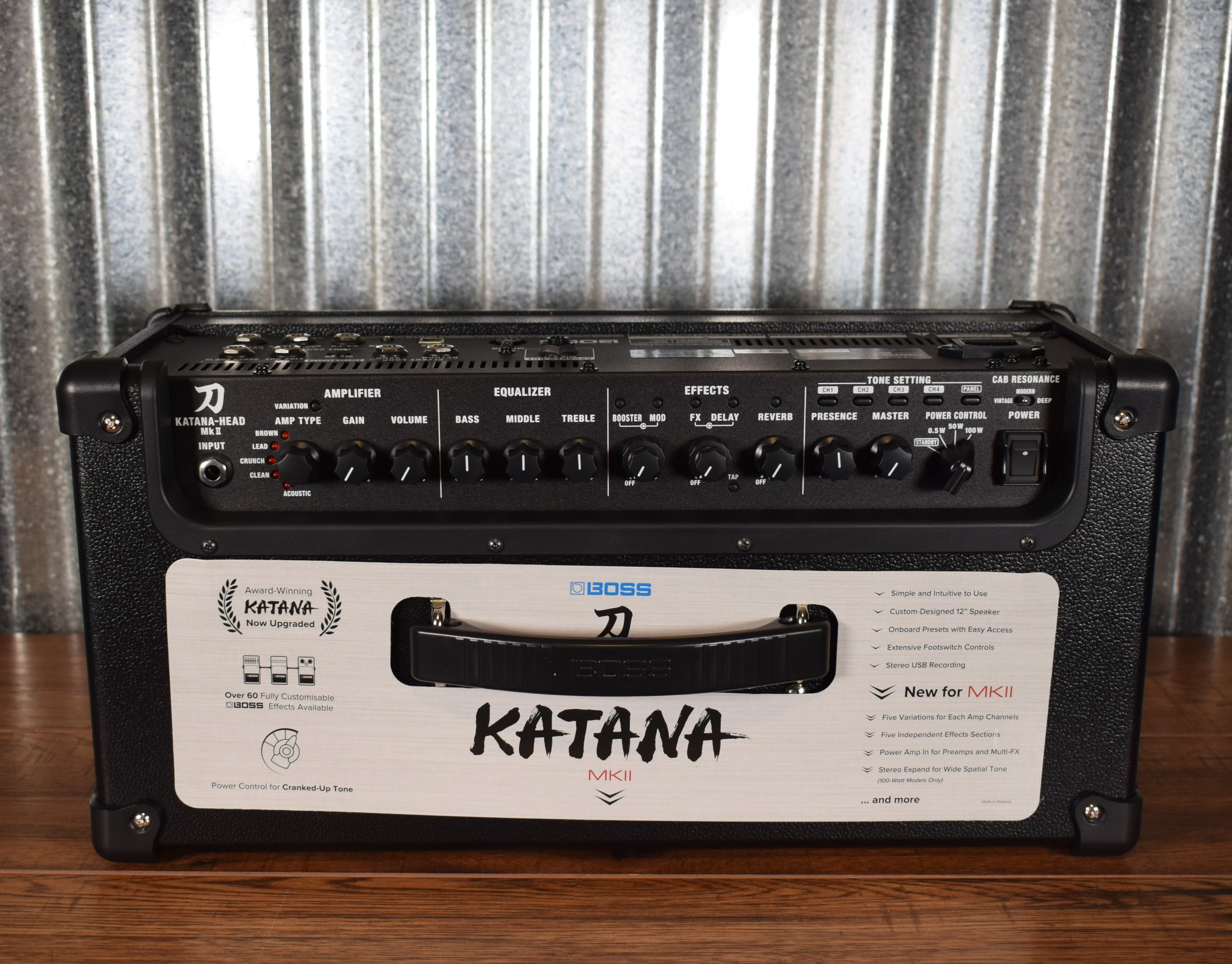 Boss Katana Head MkII 100 Watt Guitar Amplifier Head KTN-HEAD-2