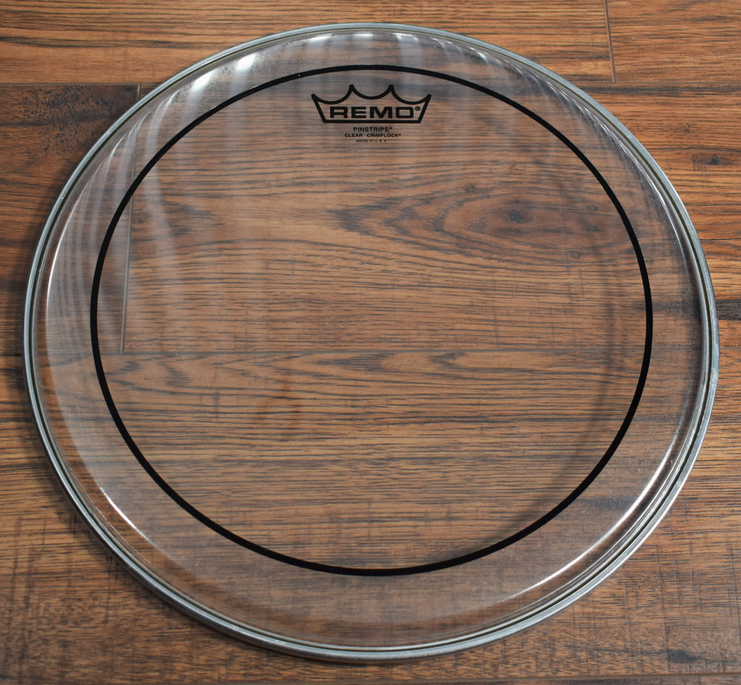 Remo PS-0313-MP Pinstripe Clear Crimplock 13" Batter Drumhead