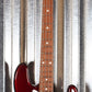 G&L USA Fullerton Standard JB Jazz Bass Ruby Red Metallic & Bag #2044