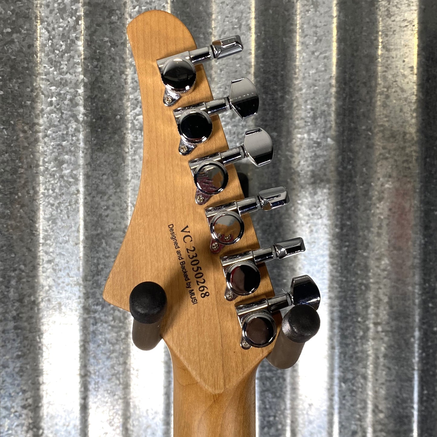 Musi Virgo Classic Telecaster Transparent Black Guitar #0286 Used