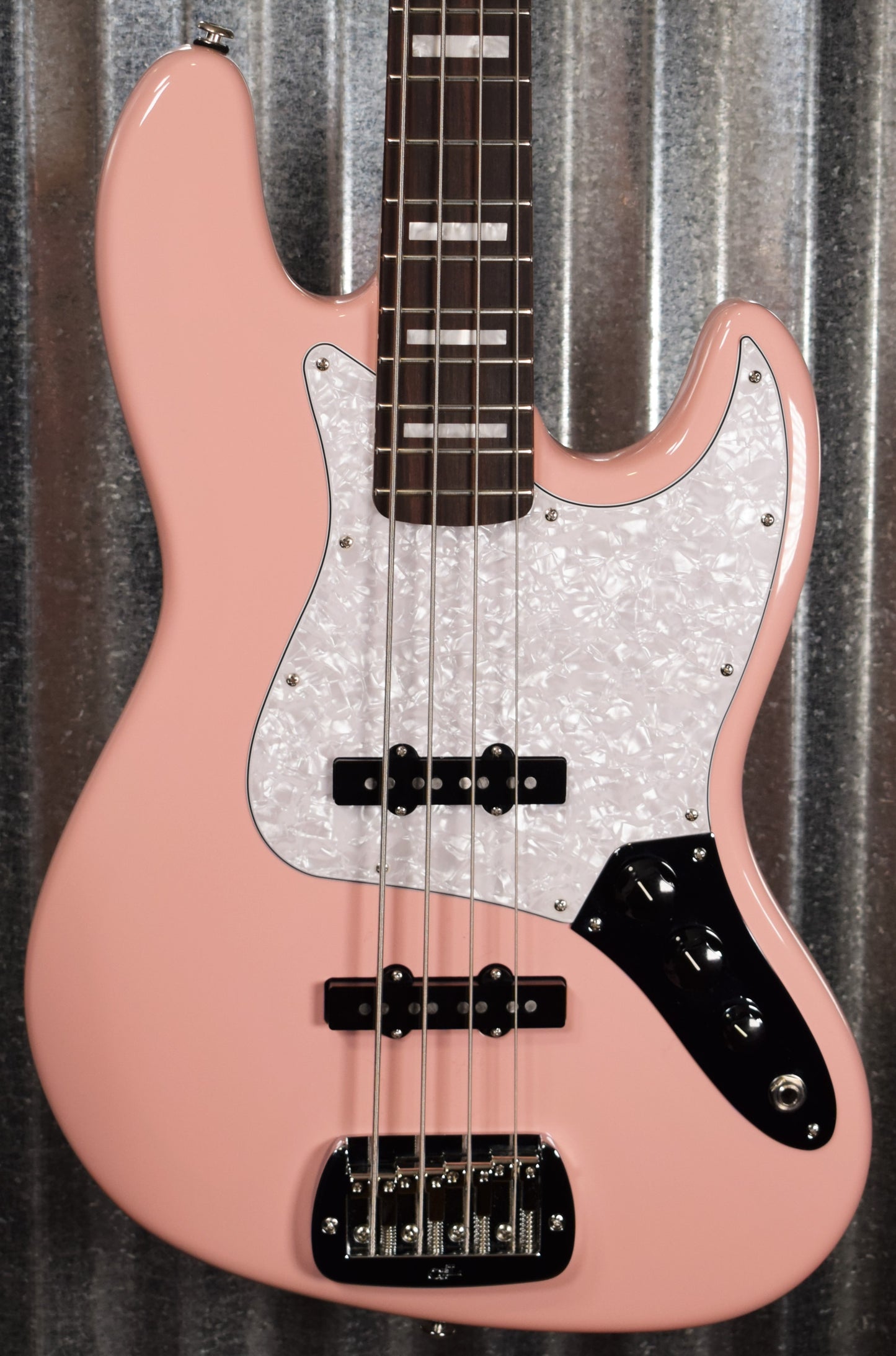 G&L USA Fullerton JB Shell Pink Jazz Bass & Case 2020 #2013