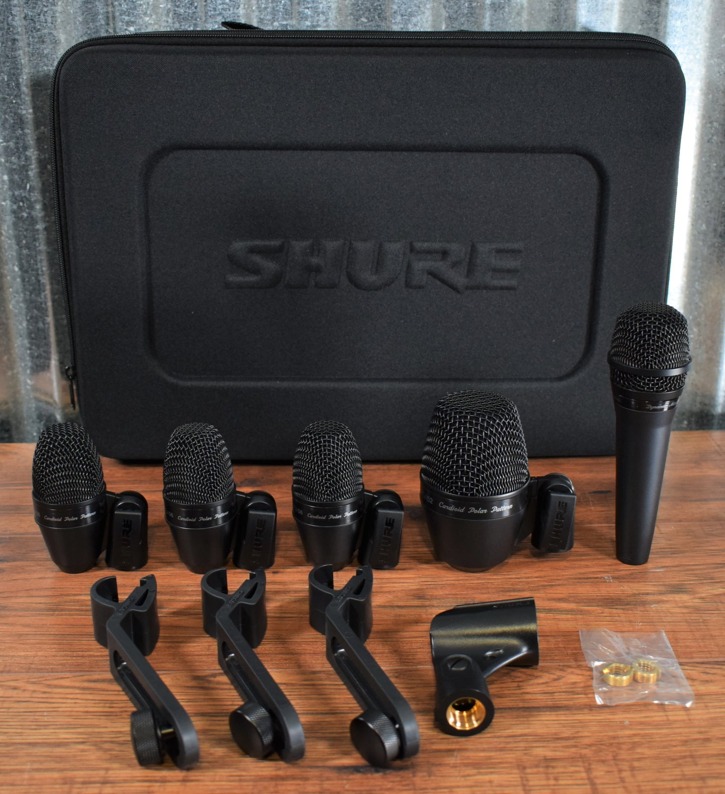 Shure PGADRUMKIT5 5 Piece Drum Microphone Kit Demo