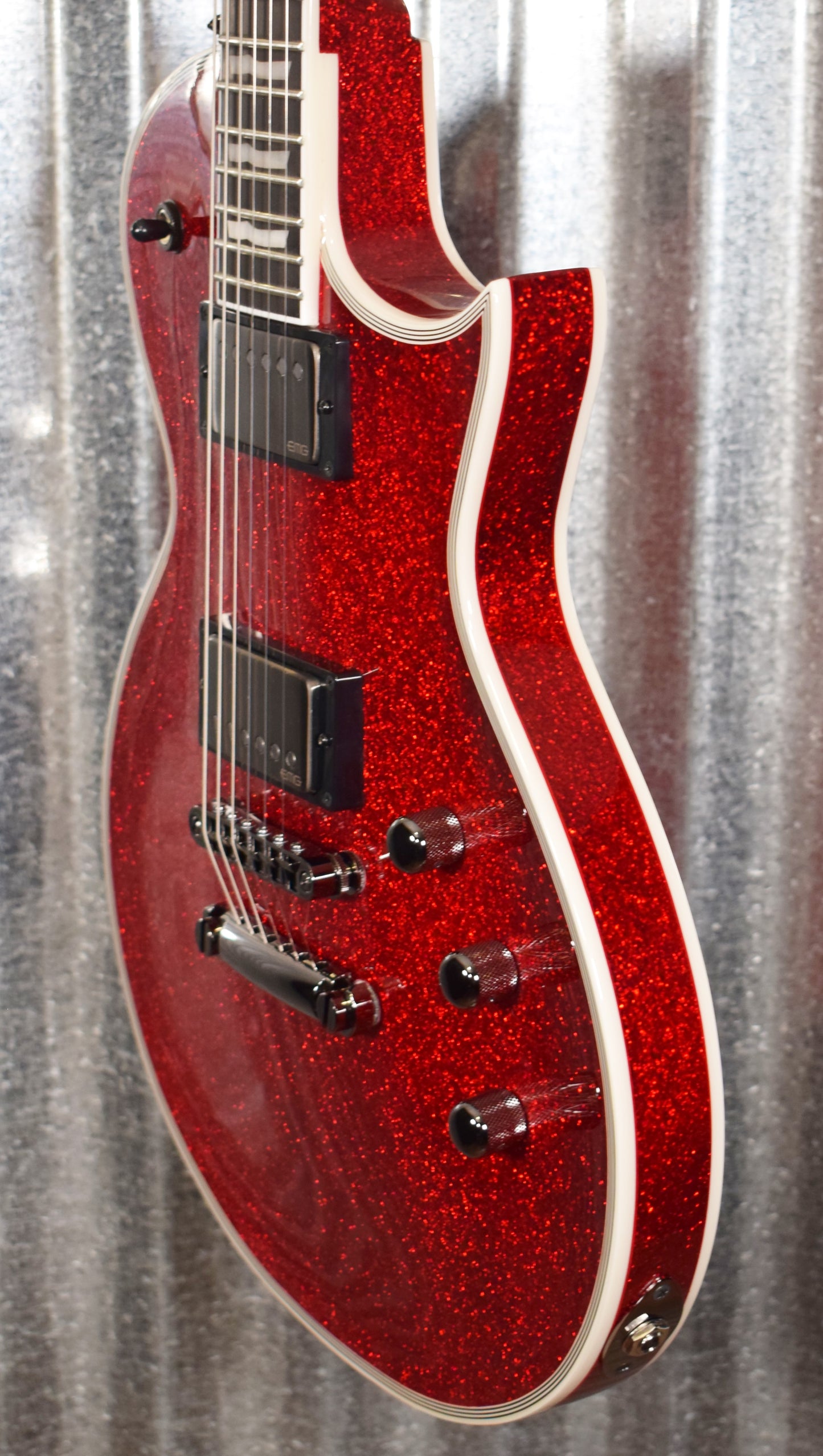 ESP E-II Eclipse DB Red Sparkle EMG Guitar & Case EIIECDBRSP Japan #ES0300203