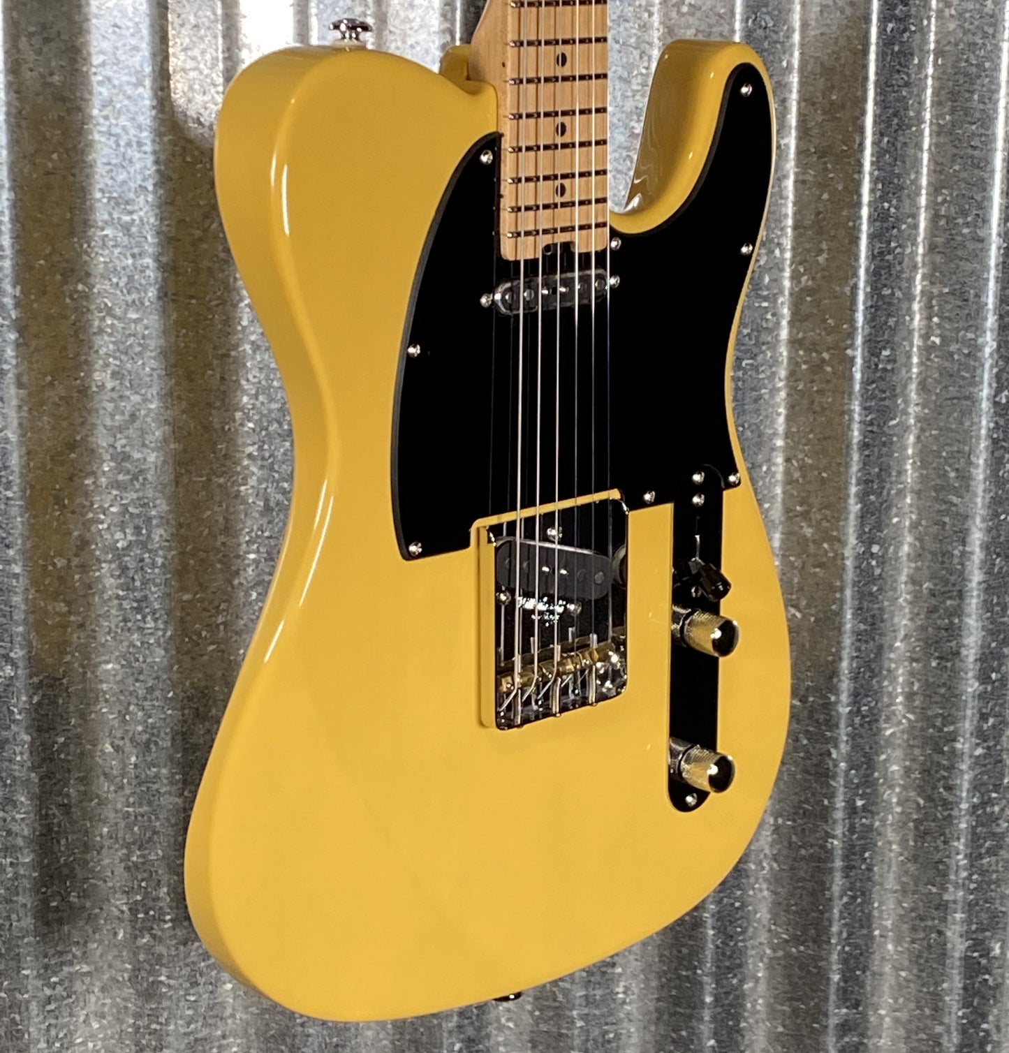 Musi Virgo Classic Telecaster Empire Yellow Guitar #0497 Used