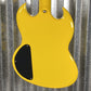 Westcreek Racer Offset SG Yellow Solid Body Guitar #0015 Used