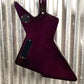 Westcreek Revenge Explorer Flame Transparent Purple Burst Guitar #0073 Used