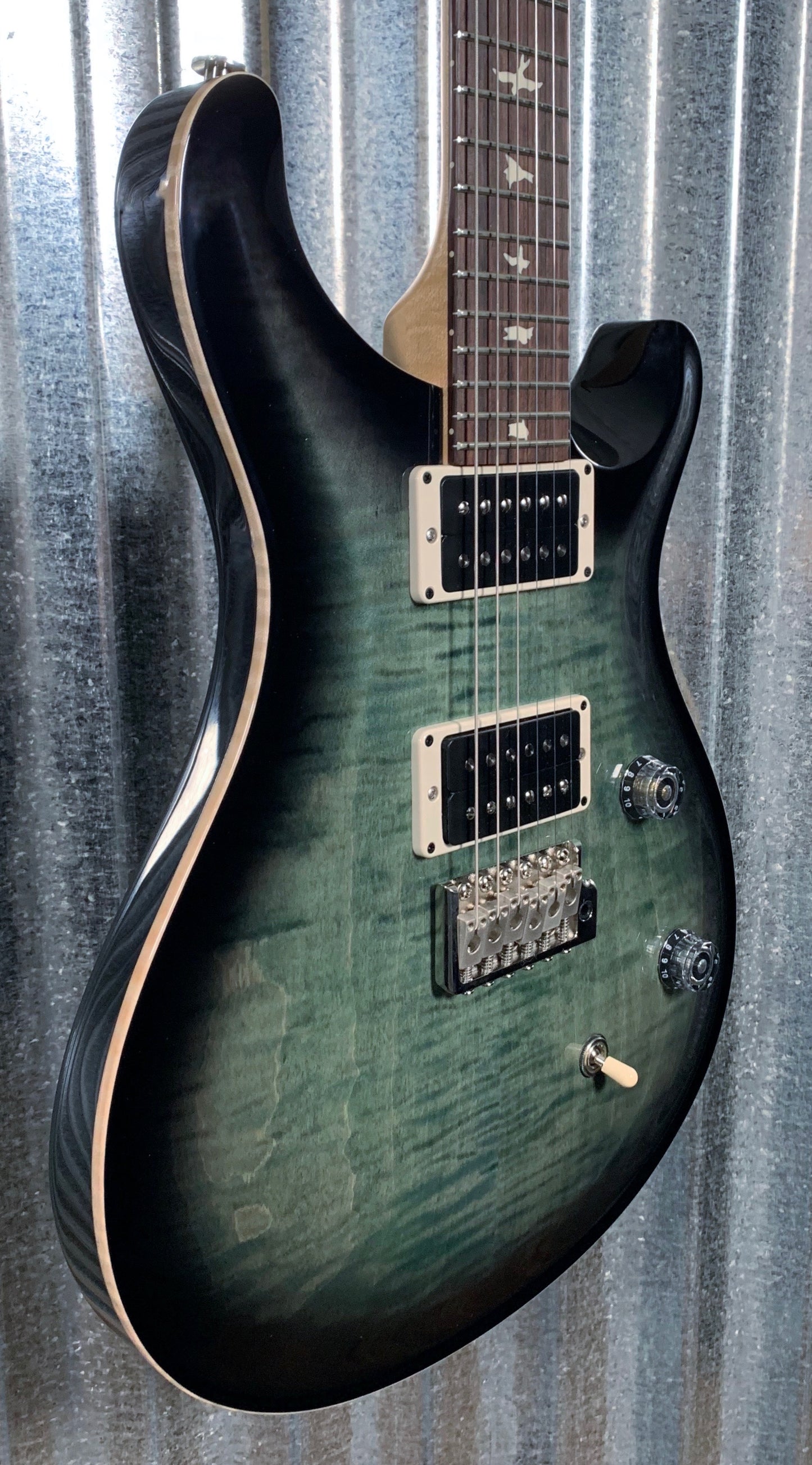 PRS Paul Reed Smith CE 24 Custom LTD Trampas Green Smoke Wrap Guitar & Bag 2018 #5995