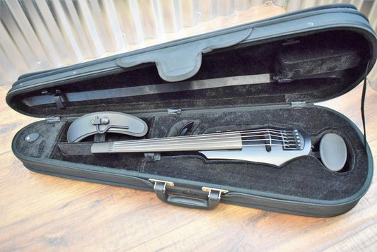 NS Design NXT 5 String Electric Violin Satin Black Finish & Case #5896