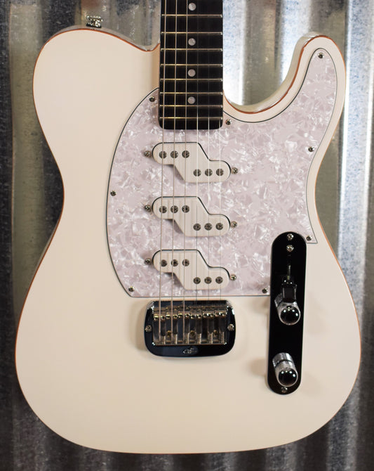 G&L Guitars USA Custom Shop ASAT Z3 White Guitar & Case 2014 #0499 Used