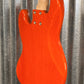 G&L USA JB5 5 String Bass Clear Orange & Case JB-5 Blem #7088