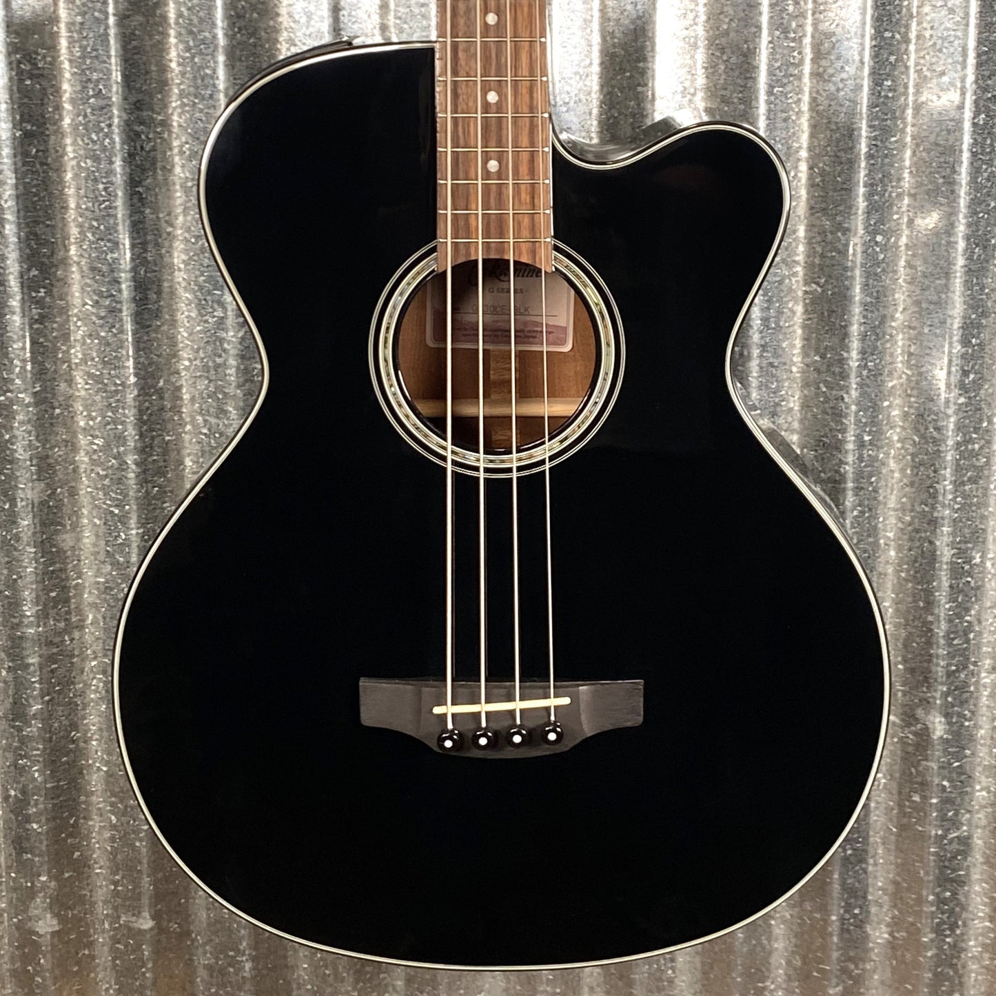 Takamine GB30CE BLK 4 String Acoustic Electric Bass Black #2394 Used