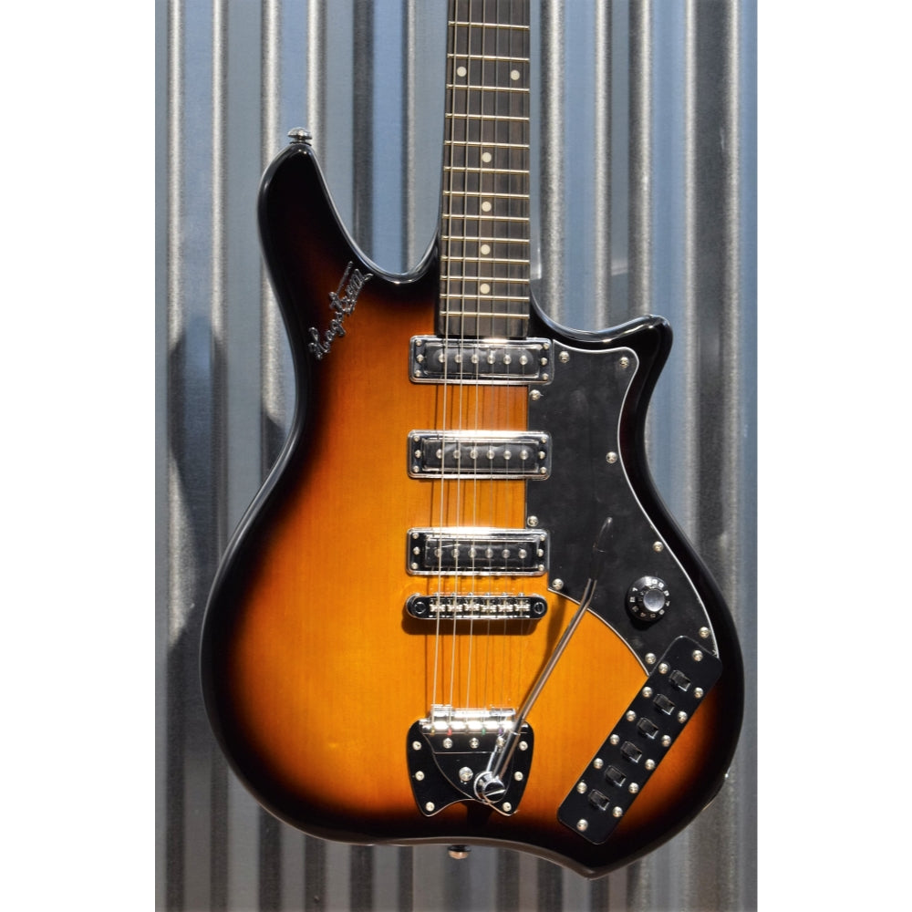 Hagstrom Retroscape Condor COR-VSB Vintage Sunburst Electric Guitar & Case #0418