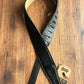 Levy's M26GF-BLK 2.5" Adjustable Padded Garment Leather Guitar & Bass Strap Black