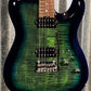 Musi Virgo Fusion Telecaster HH Deluxe Tremolo Greenburst Guitar #5034 Used