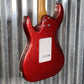 Jet JS500RDS HH Strat Style Guitar Bound Red Sparkle Blem #0008
