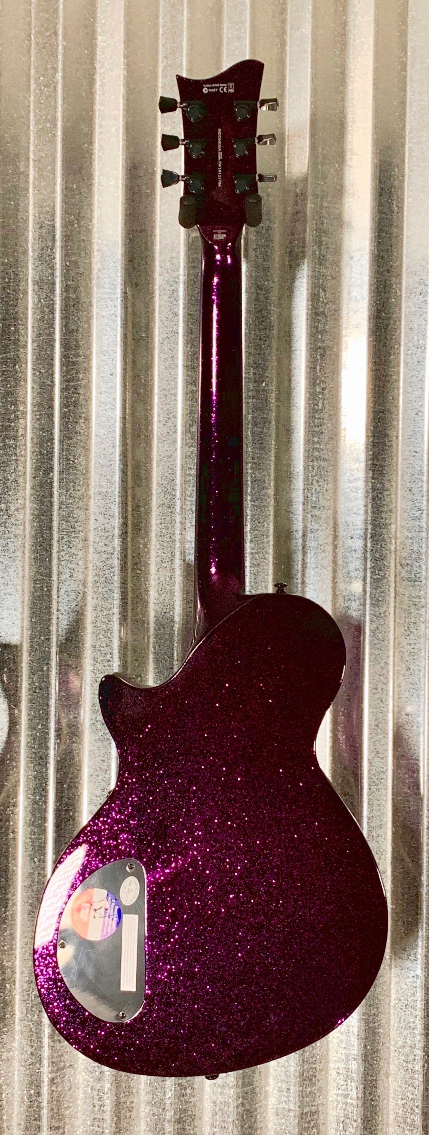 ESP LTD Xtone PS-1000 Purple Sparkle Semi Hollow Guitar & Case XPS1000PSP #1786