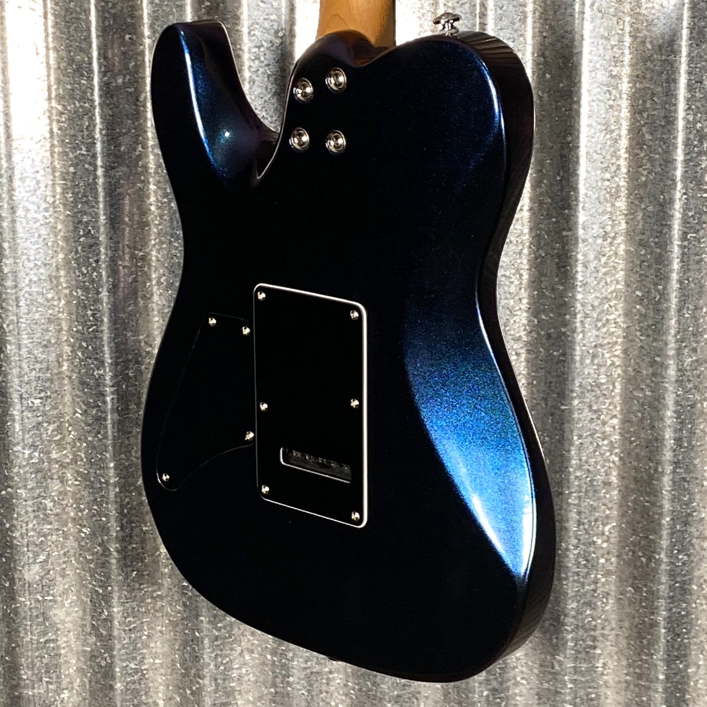 Musi Virgo Fusion Telecaster Deluxe Tremolo Indigo Blue Guitar #0136 Used