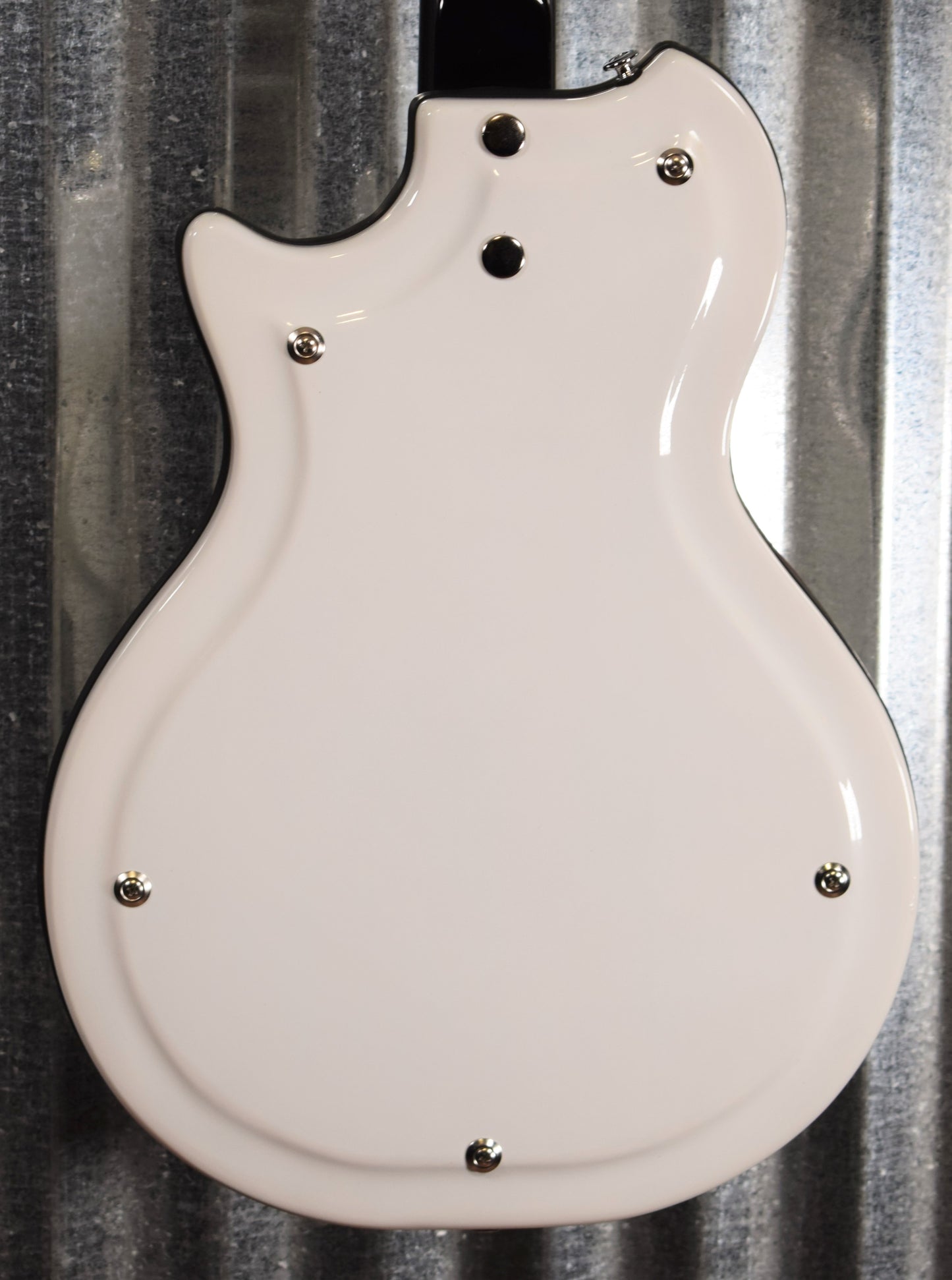 Supro Americana 1571VDW White Holiday Semi Hollow Vibrato Guitar #0540 B Stock