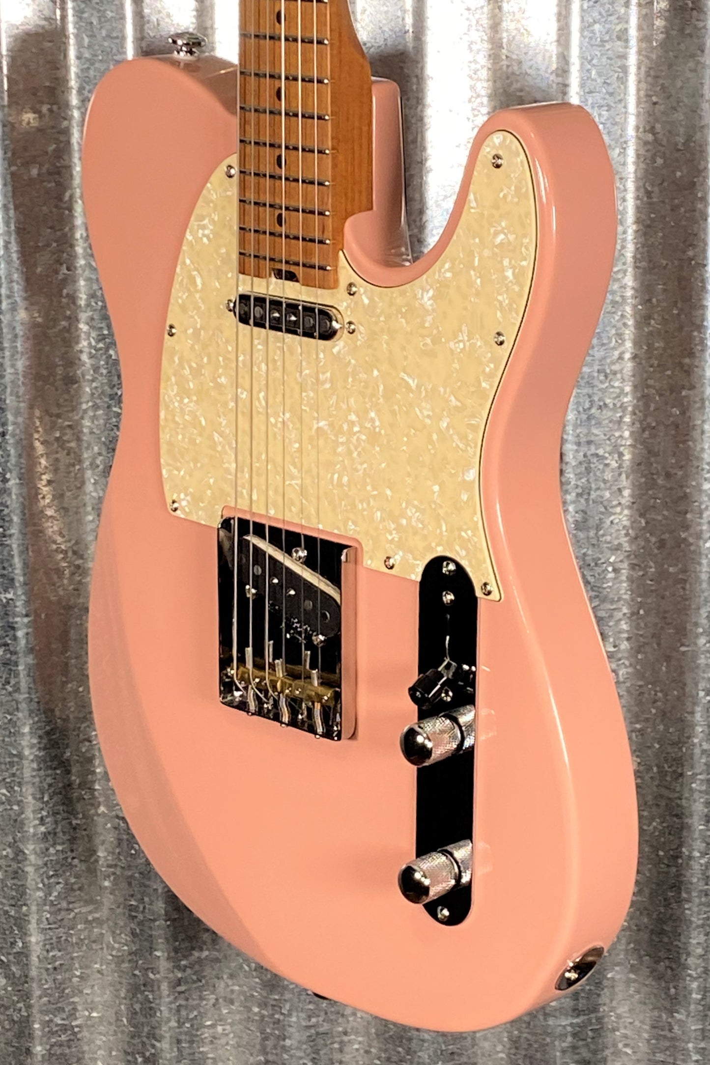 Musi Virgo Classic Telecaster Shell Pink Guitar #5044 Used