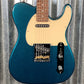 G&L USA 2023 Custom ASAT Classic Emerald Blue Metallic Guitar & Bag #1206 Used