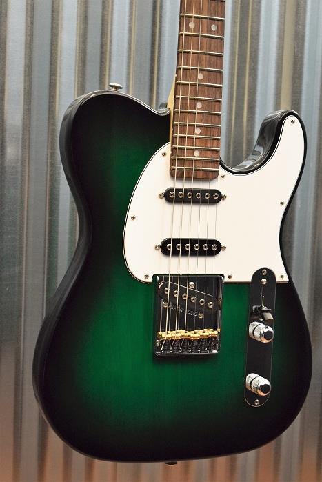 G&L Guitars USA ASAT Classic S Greenburst Electric Guitar & Case 2016 #8084