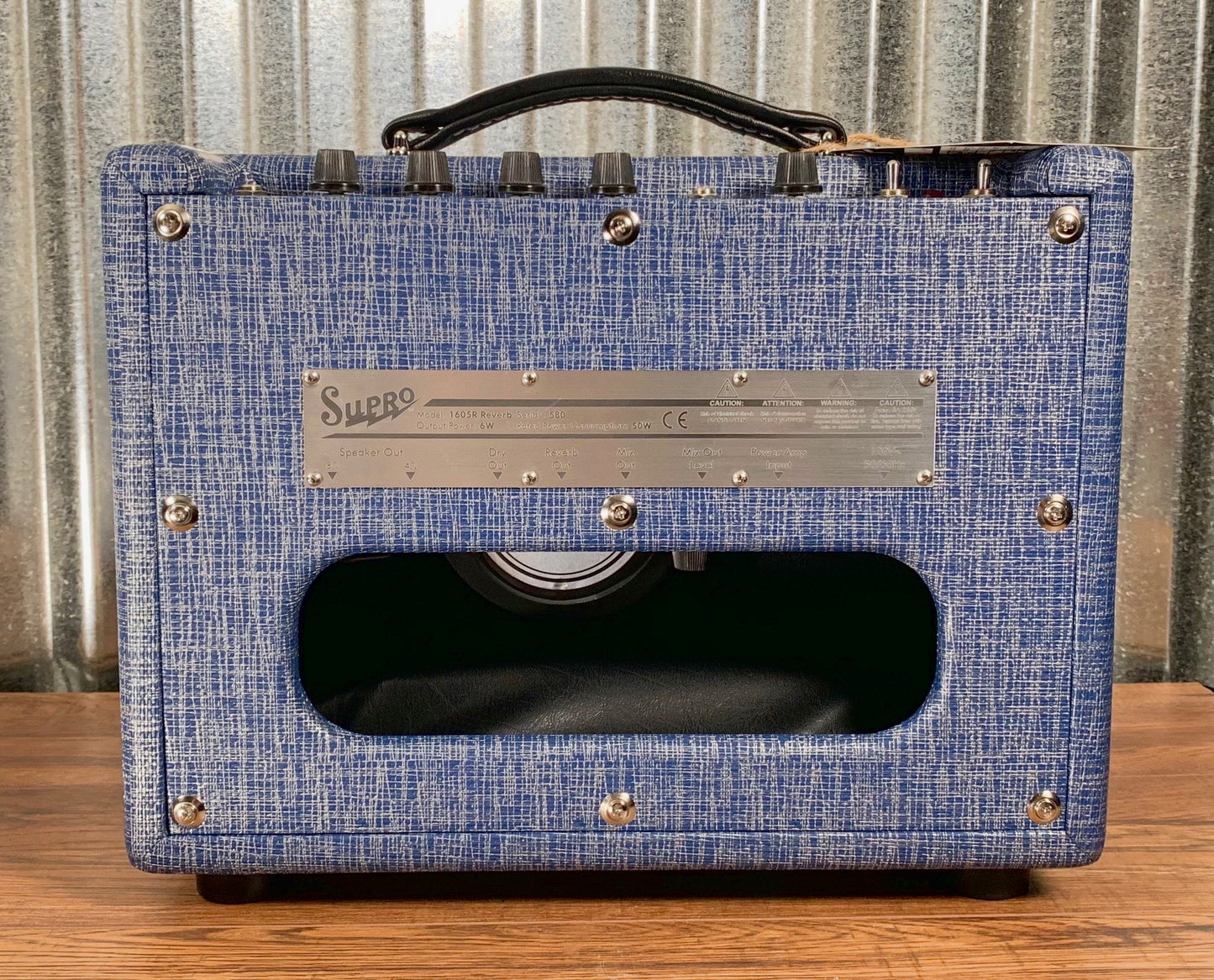 Supro 1605R Reverb 8" 5 Watt All Tube Guitar Amplifier Combo Demo