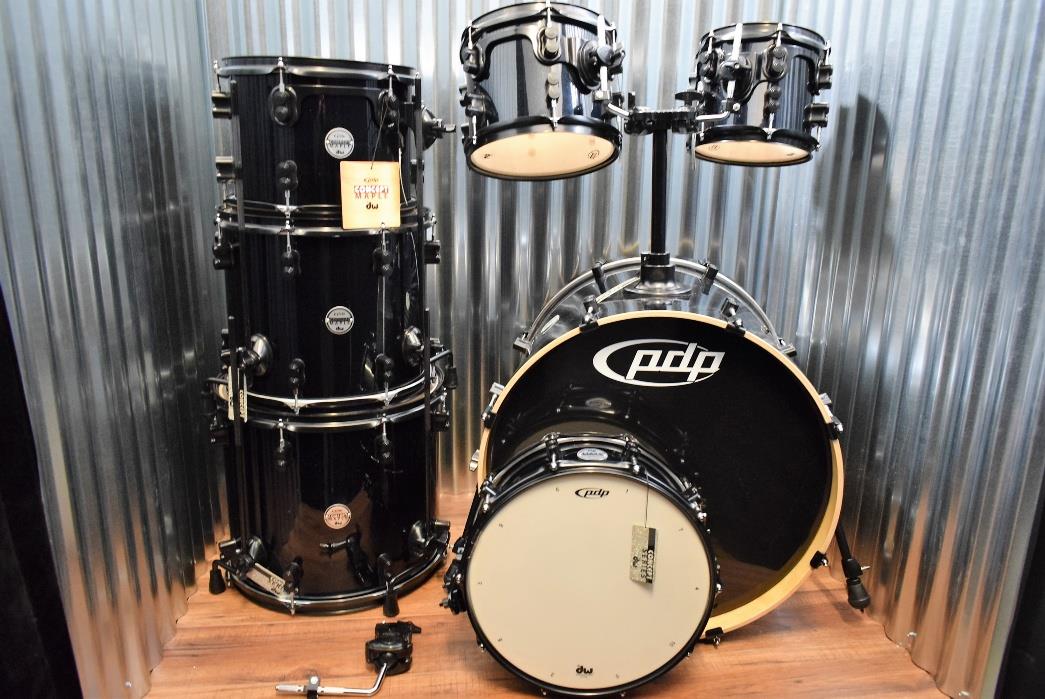 DW Pacific Drums PDP Concept Maple 7 Piece Shell Kit Pearlescent Black PDCM2217