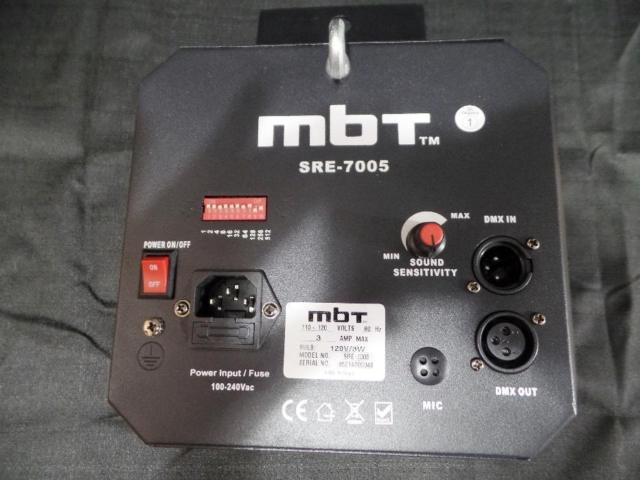 MBT LED Dancer48 Derby Style Multi Color DMX DJ Light Fixture SRE-7005