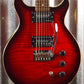 Hamer Archtop Flame Dark Cherry Wilkinson Tremolo Electric Guitar SATFW-DCB #0736