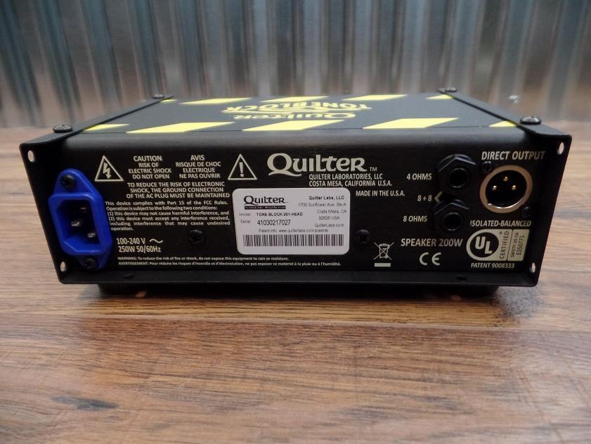 Quilter Labs Tone Block 201 200 Watt Guitar Amplifier Head TB201-Head