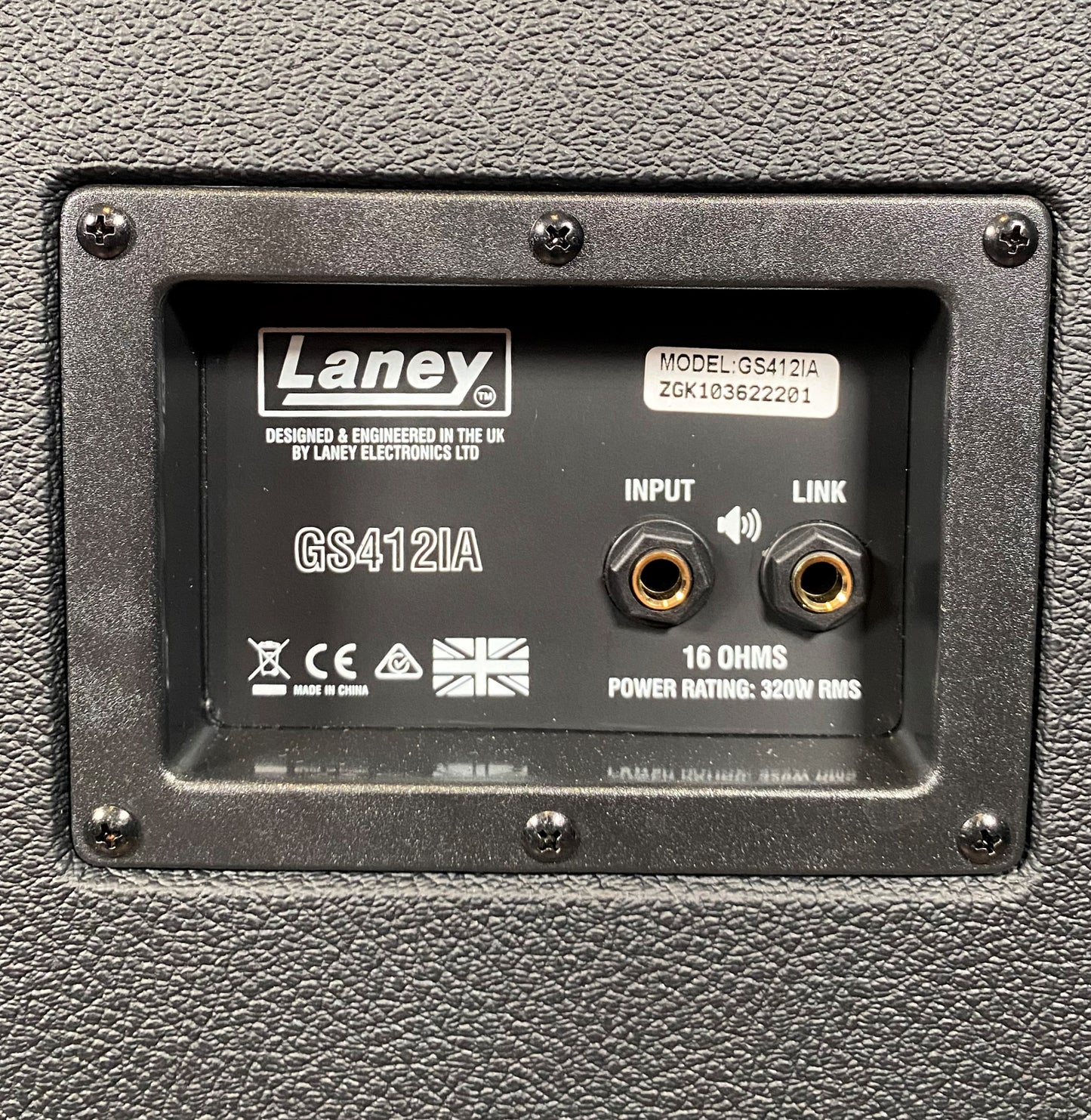 Laney GS412IA 4x12" 320 Watt Angled Guitar Amplifier Extension Speaker Cabinet