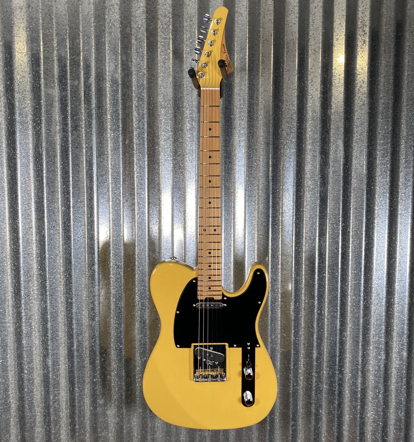 Musi Virgo Classic Telecaster Empire Yellow Guitar #0497 Used