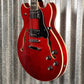 Westcreek 333 Semi Hollow Body 335 Transparent Red Guitar #0243 Used