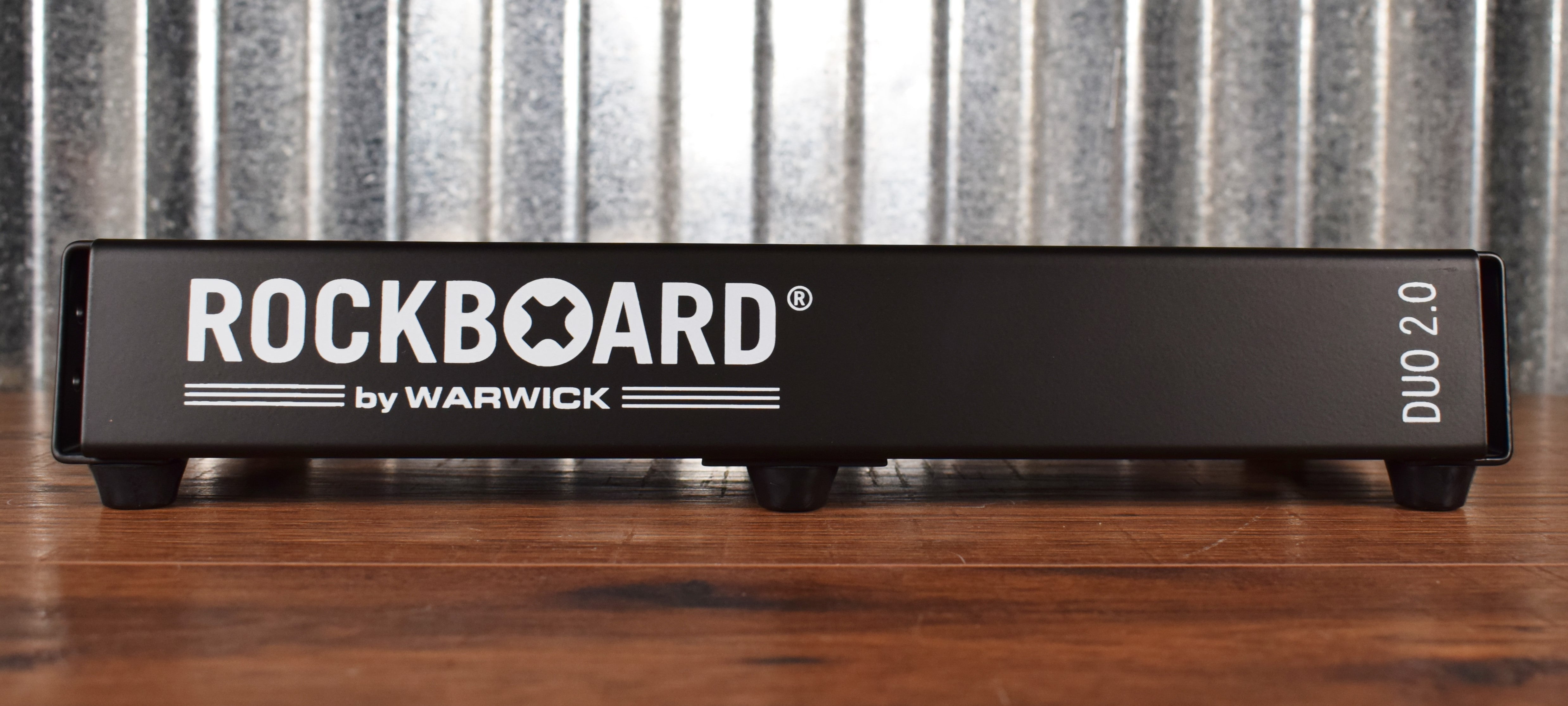 Warwick Rockboard Duo 2.0 B Guitar Effect Pedalboard & Gig Bag 