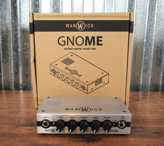 Warwick Gnome 200 Watt Pocket Bass Amplifier Head