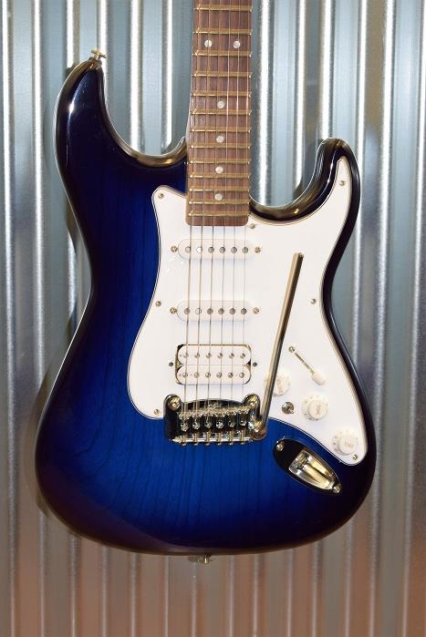 G&L Guitars USA Legacy HSS Blueburst Electric Guitar & Case 2016 #7516