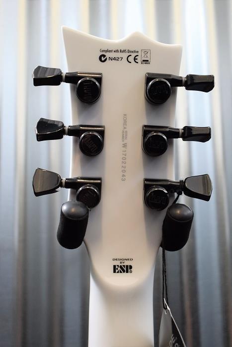 ESP LTD James Hetfield Iron Cross Snow White EMG Guitar & Hardshell Case #2043