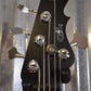 G&L USA Fullerton Custom Kiloton 5 String Jet Black Frost Bass & Case #1070