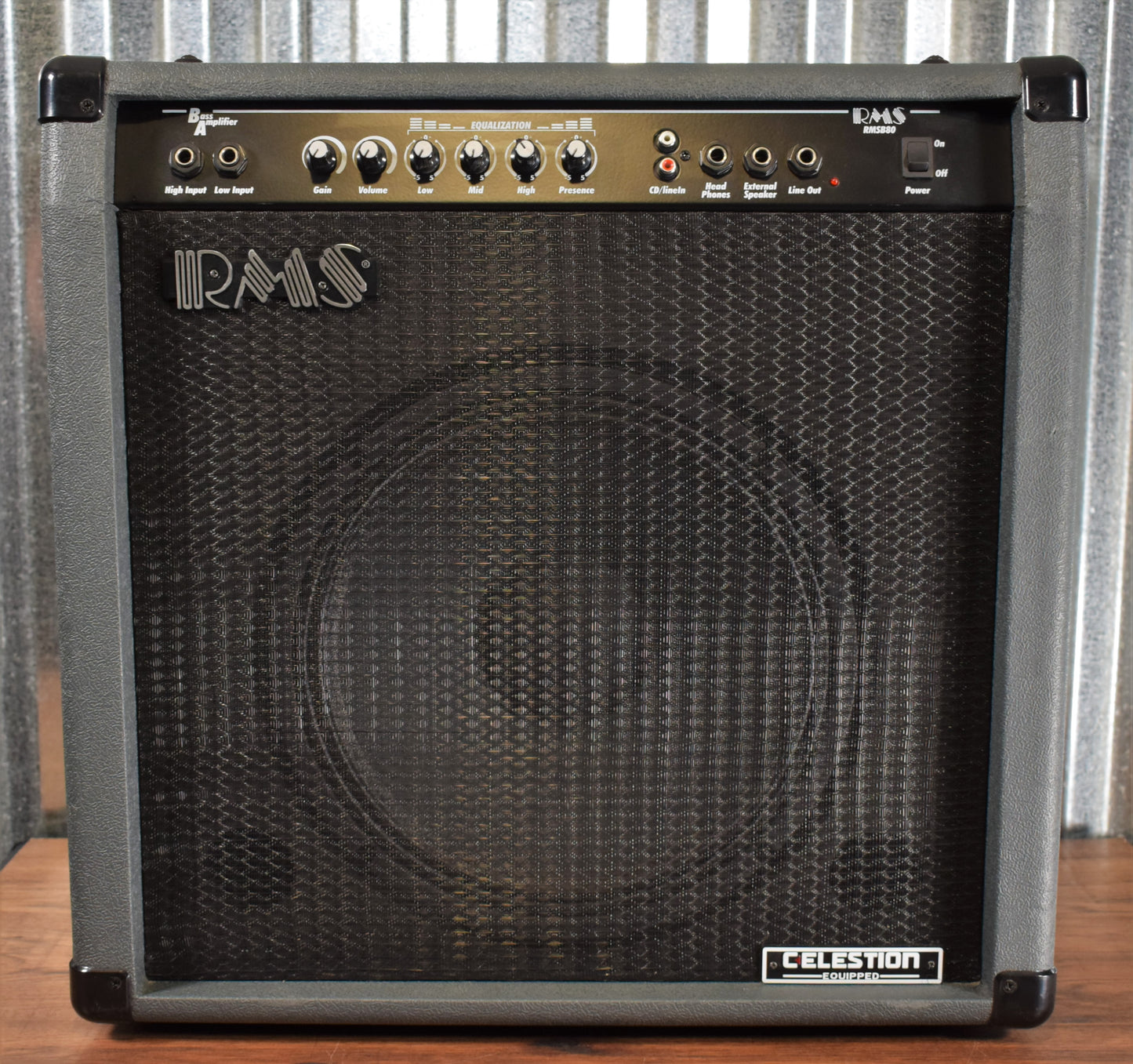 RMS B80 80 Watt 12" Celestion Bass Guitar Combo Amplifier Used