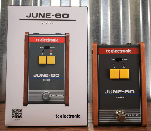TC Electronic June-60 Stereo Chorus Guitar Bass Effect Pedal