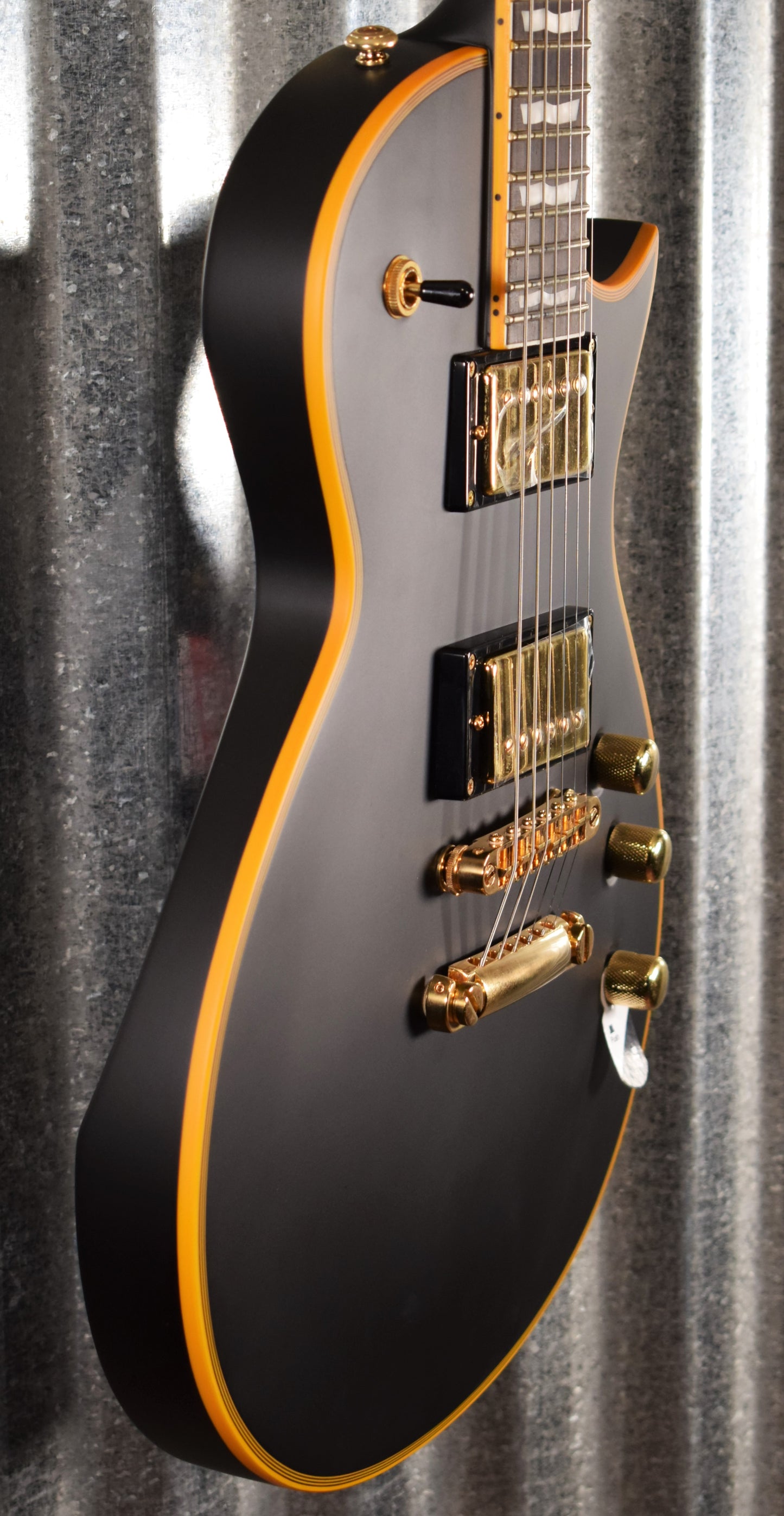 ESP LTD EC-1000 Vintage Black Seymour Duncan Guitar LEC1000VBD #2074 Demo