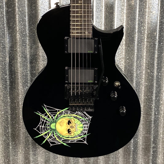 ESP LTD KH-3 30th Anniversary Spider Kirk Hammett Black EMG Guitar & Case #0866 Used