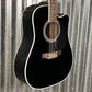 Takamine EF381SC12 Cutaway 12 String Acoustic Electric Guitar Black & Case Japan #0426