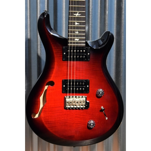 PRS Paul Reed Smith S2 Custom 22 Semi Hollow Ruby Smokewrap Burst Guitar #9908