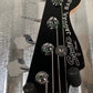 Fender Squier Vintage Modified Jaguar Short Scale 4 String Bass Silver # 0540 Used