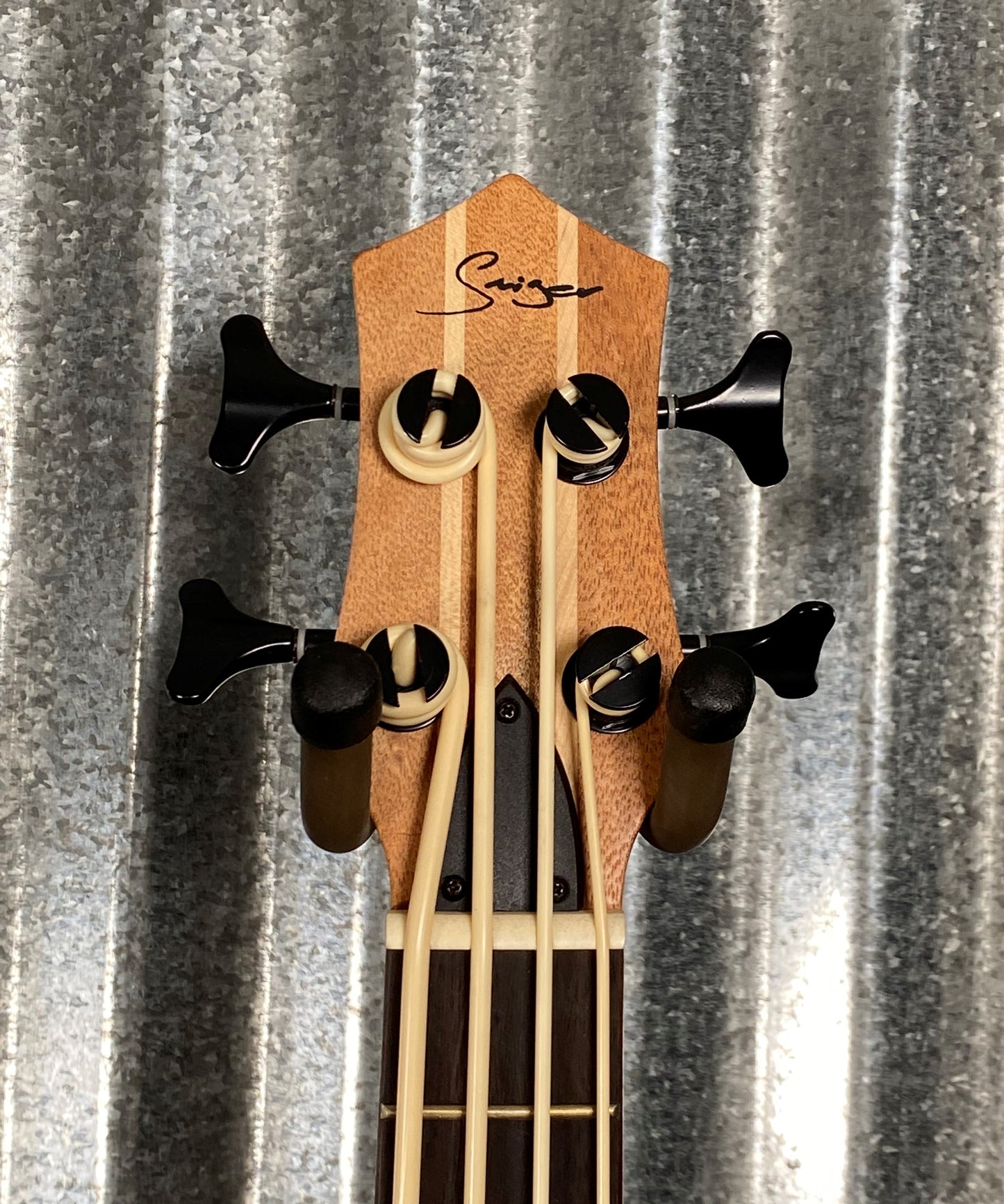 Smiger EUB-01M-NL Neck Through Electric Ukulele Bass Natural #0002