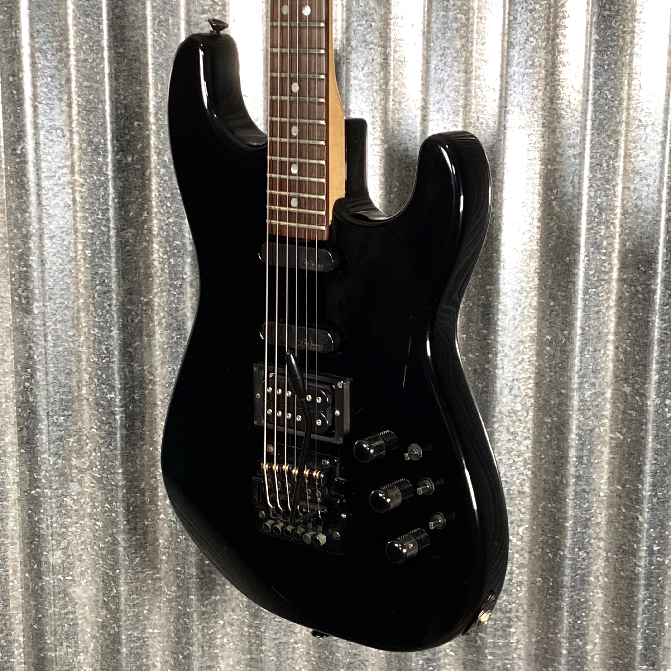Charvel by Jackson Model 4 HSS Black Guitar 1986 Japan