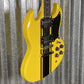 Westcreek Racer Offset SG Yellow Solid Body Guitar #0068 Used