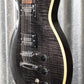 Hamer Archtop Flame Trans Black Double Cut Guitar SATF-TBK #0131
