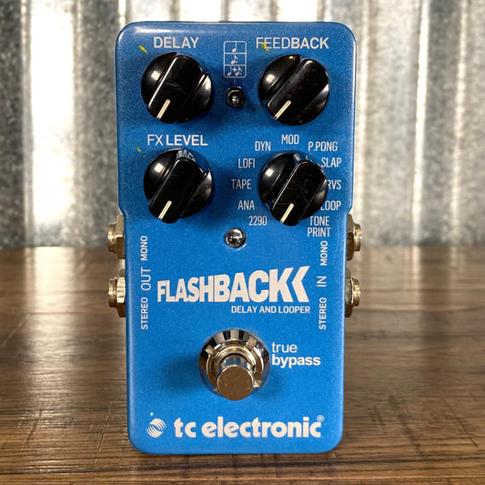TC Electronic Flashback 2 Delay and Looper Tone Print Guitar Effect Pedal Used